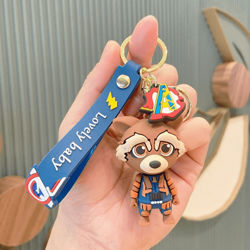 Chaveiro Rocket – Guardiões da Galáxia | Acessório Geek Irreverente e Colecionável - Imagem 2