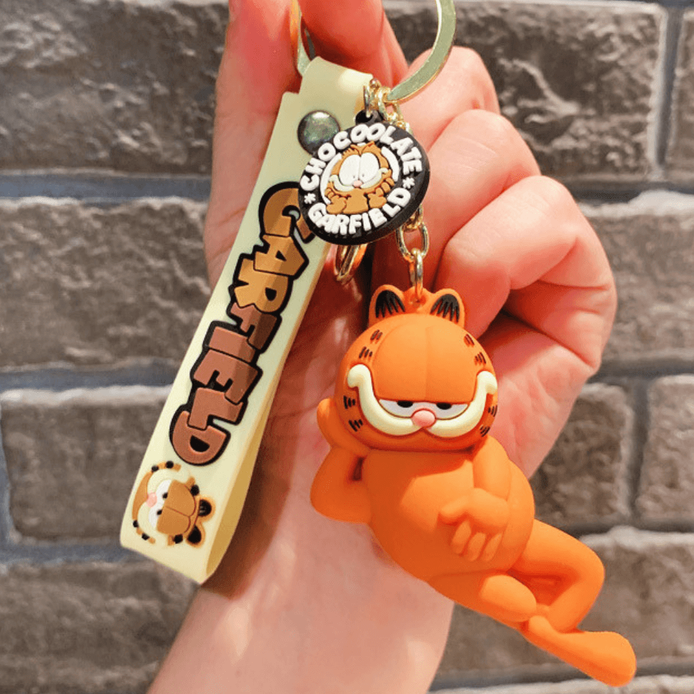 Chaveiro Garfield Deitado