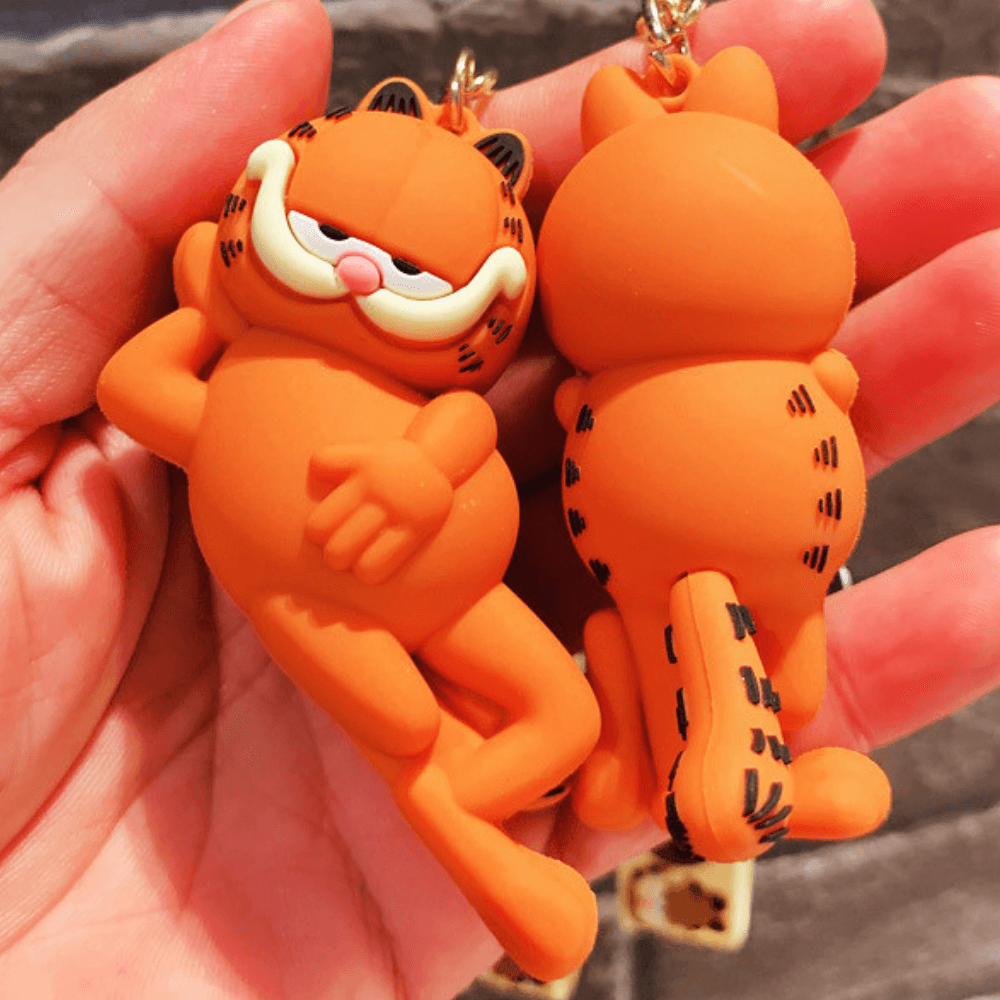 Chaveiro Garfield Deitado – Versão Relaxada | Geek, Irônico e Cheio de Personalidade - Imagem 2