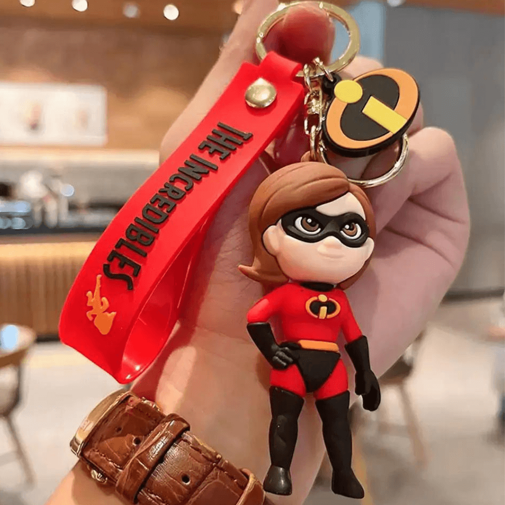 Chaveiro Mulher-Elástica – super-heroína da Pixar