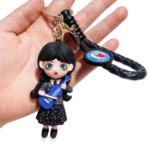 Chaveiro Wandinha da Família Addams
