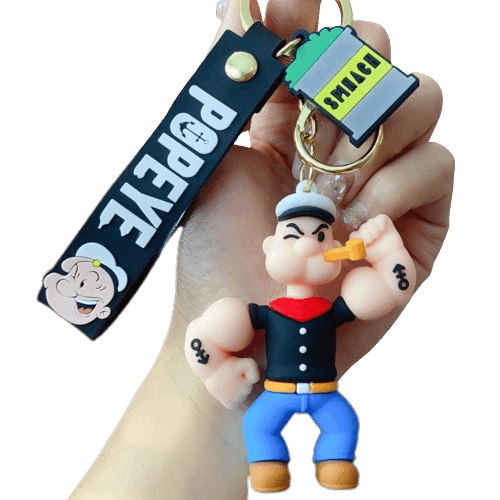 Chaveiro Popeye em Ação